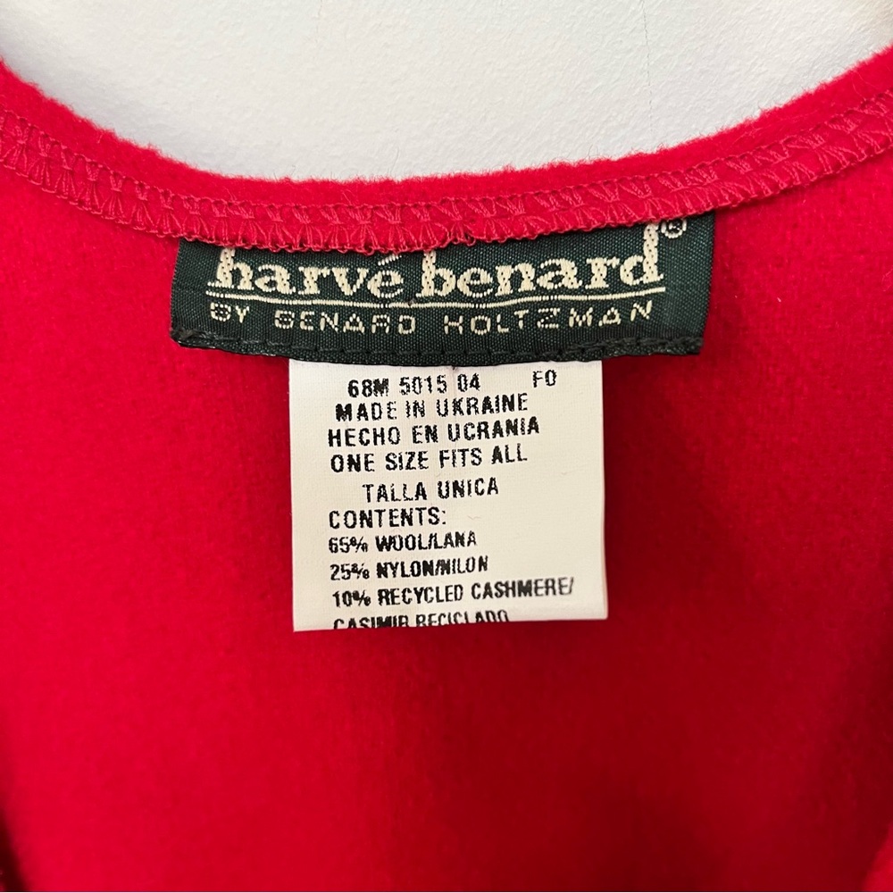 Harve Benard Red Cape Coat - Picture 2 of 6